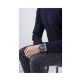 Buy Shop Guess Navigator Chronograph Blue Dial Blue Rubber Strap Watch for Men - GW0264G4 USA Online
