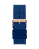 Buy Shop Guess Navigator Chronograph Blue Dial Blue Rubber Strap Watch for Men - GW0264G4 USA Online