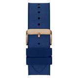 Buy Shop Guess Navigator Chronograph Blue Dial Blue Rubber Strap Watch for Men - GW0264G4 USA Online