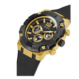 Buy Shop Guess Navigator Chronograph Black Dial Black Rubber Strap Watch for Men - GW0264G3 USA Online