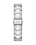 Buy Shop Guess Night Life Clear Silver Dial Silver Steel Strap Watch for Women - GW0470L1 USA Online