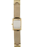 Buy Shop Guess Nouveau Diamonds Gold Dial Gold Mesh Bracelet Watch for Women - W0127L2 USA Online