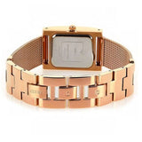 Buy Shop Guess Nouveau Diamonds Rose Gold Dial Rose Gold Mesh Bracelet Watch for Women - W0127L3 USA Online