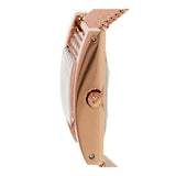 Buy Shop Guess Nouveau Diamonds Rose Gold Dial Rose Gold Mesh Bracelet Watch for Women - W0127L3 USA Online