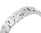 Buy Shop Guess Nouveau Diamonds Silver Dial Silver Mesh Bracelet Watch for Women - W0127L1 USA Online