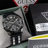 Buy Shop Guess Oasis Black Dial Black Rubber Strap Watch for Men - W0366G1 USA Online