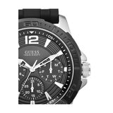 Buy Shop Guess Oasis Black Dial Black Rubber Strap Watch for Men - W0366G1 USA Online