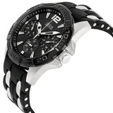 Buy Shop Guess Oasis Black Dial Black Rubber Strap Watch for Men - W0366G1 USA Online
