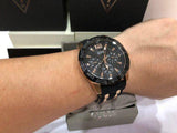 Buy Shop Guess Oasis Black Dial Two Tone Steel Strap Watch for Men - W0366G3 USA Online