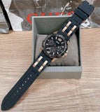 Buy Shop Guess Oasis Black Dial Two Tone Steel Strap Watch for Men - W0366G3 USA Online