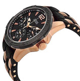 Buy Shop Guess Oasis Black Dial Two Tone Steel Strap Watch for Men - W0366G3 USA Online