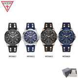Buy Shop Guess Oasis Blue Dial Two Tone Steel Strap Watch for Men - W0366G6 USA Online
