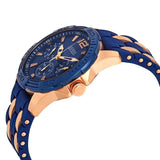 Buy Shop Guess Oasis Blue Dial Two Tone Steel Strap Watch for Men - W0366G6 USA Online