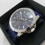Buy Shop Guess Oasis Multifunction Blue Dial Two Tone Steel Strap Watch for Men- W0366G2 USA Online