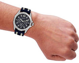 Buy Shop Guess Oasis Multifunction Blue Dial Two Tone Steel Strap Watch for Men- W0366G2 USA Online