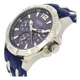 Buy Shop Guess Oasis Multifunction Blue Dial Two Tone Steel Strap Watch for Men- W0366G2 USA Online