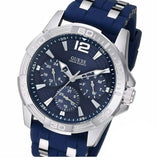 Buy Shop Guess Oasis Multifunction Blue Dial Two Tone Steel Strap Watch for Men- W0366G2 USA Online