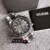 Buy Shop Guess Octane Chronograph Black Dial Two Tone Steel Strap Watch for Men - W1046G1 USA Online