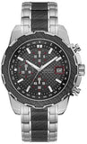 Buy Shop Guess Octane Chronograph Black Dial Two Tone Steel Strap Watch for Men - W1046G1 USA Online