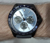 Buy Shop Guess Odyssey Blue Dial Grey Rubber Strap Watch For Men - W1108G6 USA Online