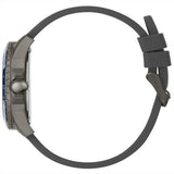 Buy Shop Guess Odyssey Blue Dial Grey Rubber Strap Watch For Men - W1108G6 USA Online