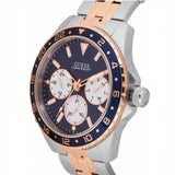 Buy Shop Guess Odyssey Blue Dial Two Tone Steel Strap Watch For Men - W1107G3 USA Online