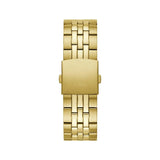 Buy Shop Guess Odyssey Multifunction Black Dial Gold Steel Strap Watch For Men - W1107G4 USA Online