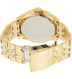 Buy Shop Guess Odyssey Multifunction Black Dial Gold Steel Strap Watch For Men - W1107G4 USA Online