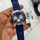 Buy Shop Guess Odyssey Multifunction Blue Dial Blue Rubber Strap Watch For Men - W1108G4 USA Online