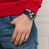 Buy Shop Guess Odyssey Multifunction Blue Dial Blue Rubber Strap Watch For Men - W1108G4 USA Online