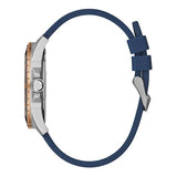 Buy Shop Guess Odyssey Multifunction Blue Dial Blue Rubber Strap Watch For Men - W1108G4 USA Online