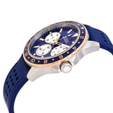 Buy Shop Guess Odyssey Multifunction Blue Dial Blue Rubber Strap Watch For Men - W1108G4 USA Online