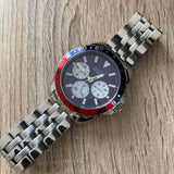 Buy Shop Guess Odyssey Multifunction Blue Dial Silver Steel Strap Watch For Men - W1107G2 USA Online