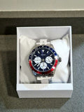 Buy Shop Guess Odyssey Multifunction Blue Dial Silver Steel Strap Watch For Men - W1107G2 USA Online