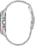 Buy Shop Guess Odyssey Multifunction Blue Dial Silver Steel Strap Watch For Men - W1107G2 USA Online