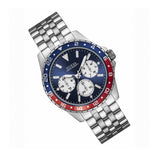 Buy Shop Guess Odyssey Multifunction Blue Dial Silver Steel Strap Watch For Men - W1107G2 USA Online