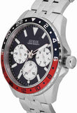 Buy Shop Guess Odyssey Multifunction Blue Dial Silver Steel Strap Watch For Men - W1107G2 USA Online