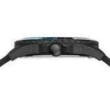 Buy Shop Guess Odyssey Quartz Black Dial Black Leather Strap Watch For Men - W1108G5 USA Online