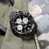 Buy Shop Guess Odyssey Quartz Black Dial Black Silicone Strap Watch For Men - W1108G3 USA Online