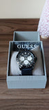 Buy Shop Guess Odyssey Quartz Black Dial Black Silicone Strap Watch For Men - W1108G3 USA Online