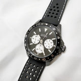 Buy Shop Guess Odyssey Quartz Black Dial Black Silicone Strap Watch For Men - W1108G3 USA Online