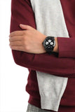 Buy Shop Guess Odyssey Quartz Black Dial Black Silicone Strap Watch For Men - W1108G3 USA Online