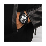 Buy Shop Guess Odyssey Quartz Black Dial Black Silicone Strap Watch For Men - W1108G3 USA Online