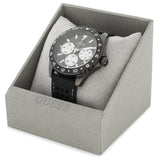 Buy Shop Guess Odyssey Quartz Black Dial Black Silicone Strap Watch For Men - W1108G3 USA Online