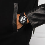 Buy Shop Guess Odyssey Quartz Black Dial Black Silicone Strap Watch For Men - W1108G3 USA Online