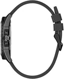 Buy Shop Guess Odyssey Quartz Black Dial Black Silicone Strap Watch For Men - W1108G3 USA Online