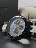 Buy Shop Guess Odyssey Quartz Blue Dial Gunmetal Steel Strap Watch For Men - W1107G5 USA Online