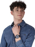 Buy Shop Guess Odyssey Quartz Blue Dial Gunmetal Steel Strap Watch For Men - W1107G5 USA Online