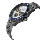 Buy Shop Guess Odyssey Quartz Blue Dial Gunmetal Steel Strap Watch For Men - W1107G5 USA Online