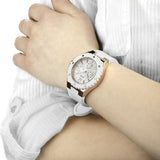 Buy Shop Guess Overdrive Analog White Dial White Rubber Strap Watch for Women - W10614L2 USA Online